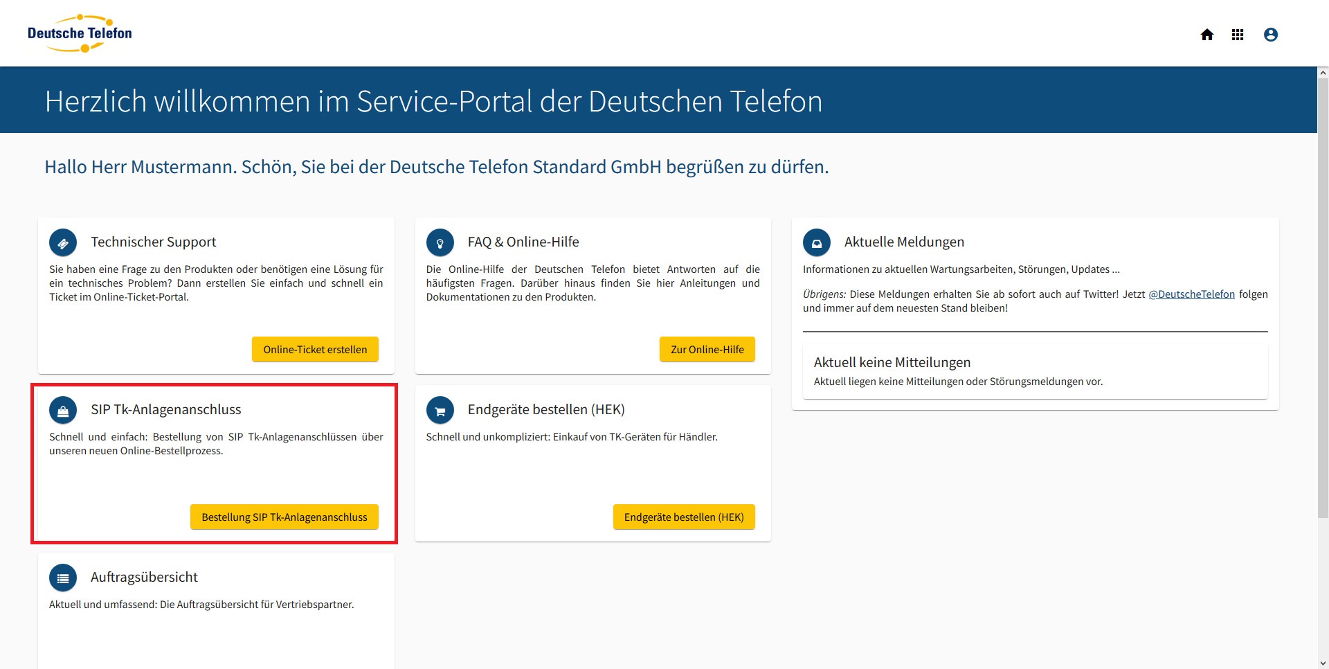 TRUNK Bestellung OH 04 Modul aufrufen 191031