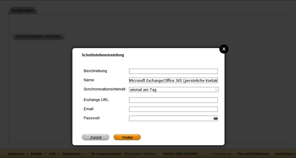 Schnittstelle 08 einrichten03 21 01 19